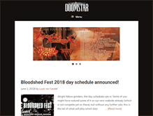 Tablet Screenshot of doomstarbookings.com